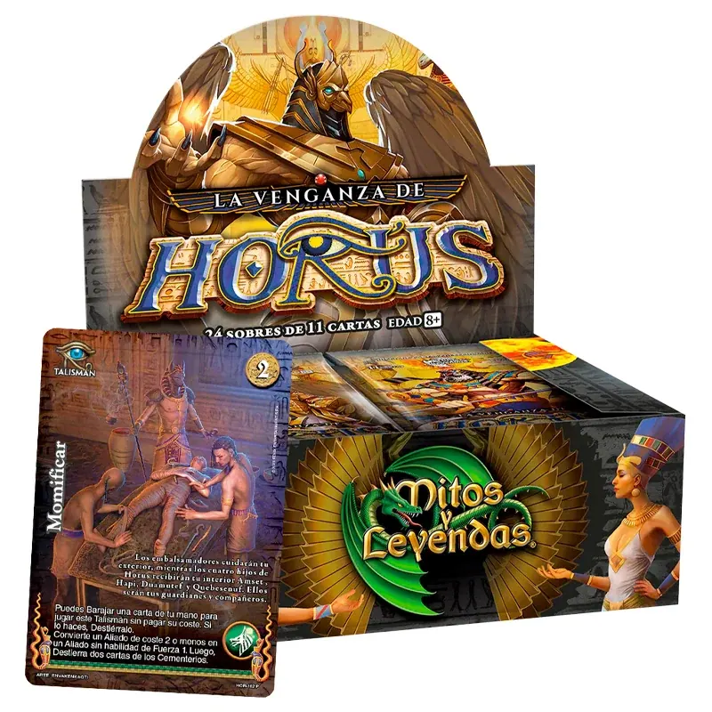 Mitos y Leyendas Display De Sobres – La Venganza De Horus