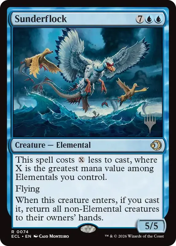 Sunderflock [Lorwyn Eclipsed Promos]