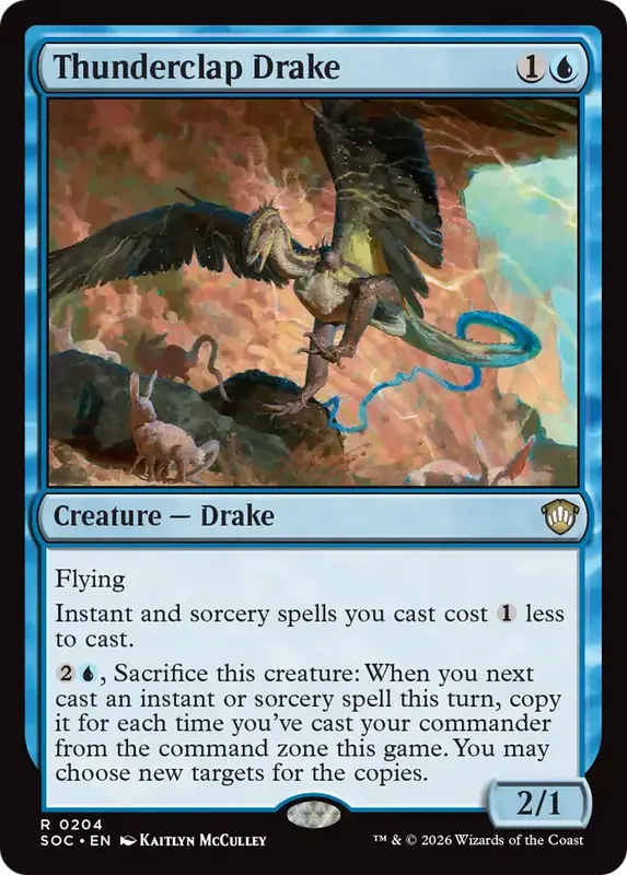 Thunderclap Drake [Secrets of Strixhaven Commander]