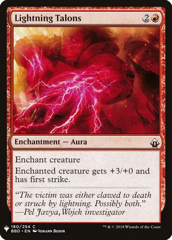 Lightning Talons [The List]