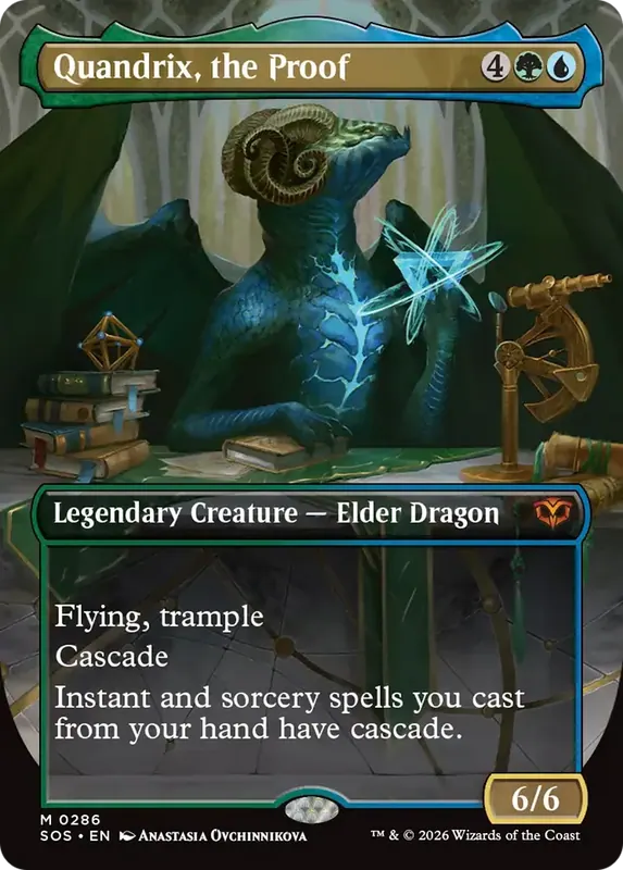 Quandrix, the Proof (Borderless) [Secrets of Strixhaven]
