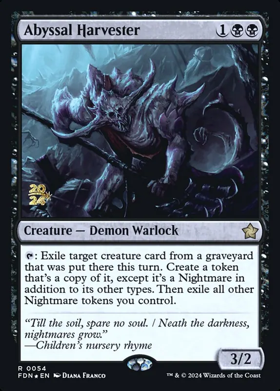 Abyssal Harvester [Foundations Promos]
