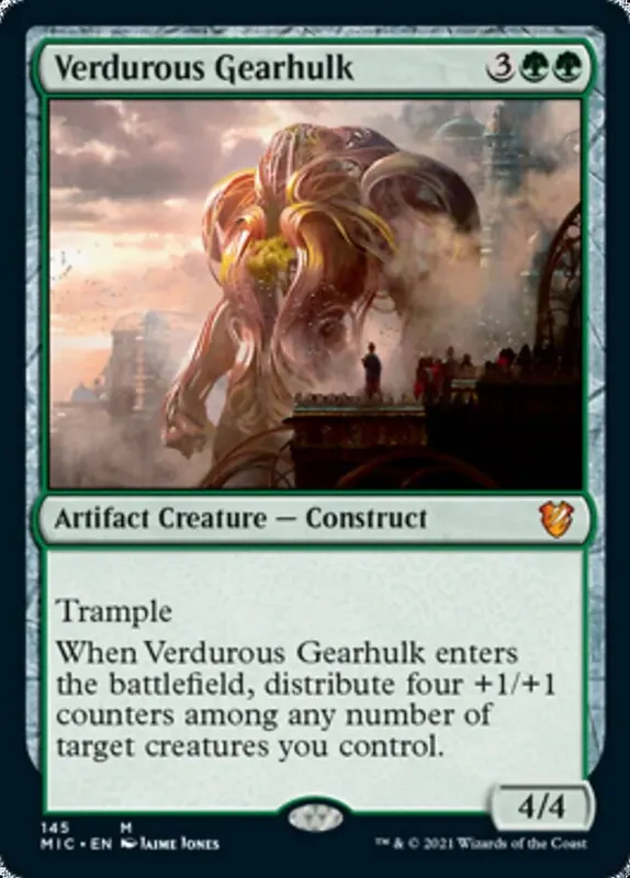 Verdurous Gearhulk - Español [Innistrad: Midnight Hunt Commander]