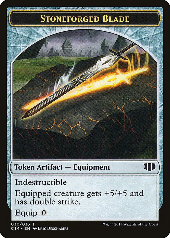 Stoneforged Blade [Commander 2014 Tokens]