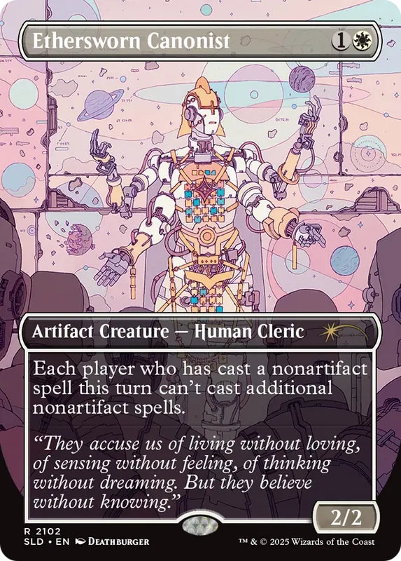 Ethersworn Canonist (Galaxy Foil) [Secret Lair Drop Series]