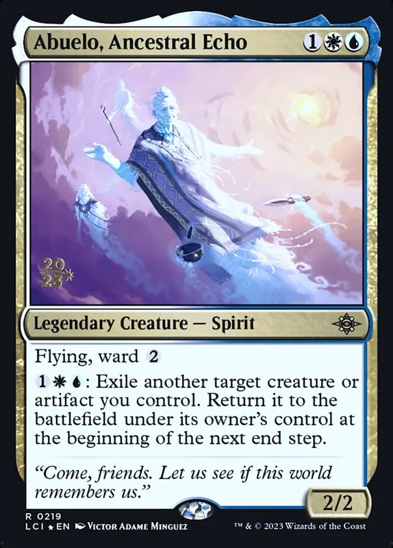 Abuelo, Ancestral Echo [The Lost Caverns of Ixalan Promos]