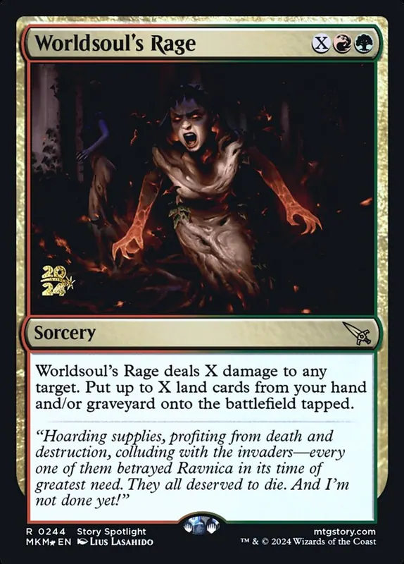 Worldsoul's Rage [Murders at Karlov Manor Promos]