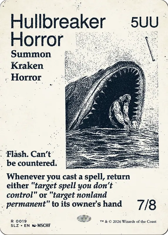 Hullbreaker Horror (0019) [Secret Lair x MSCHF: The Zeta Set]