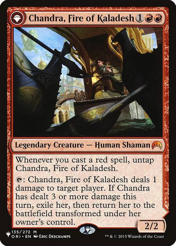Chandra, Fire of Kaladesh // Chandra, Roaring Flame [The List]