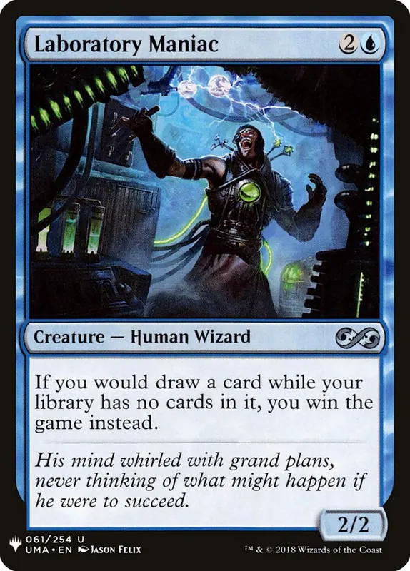 Laboratory Maniac [The List]