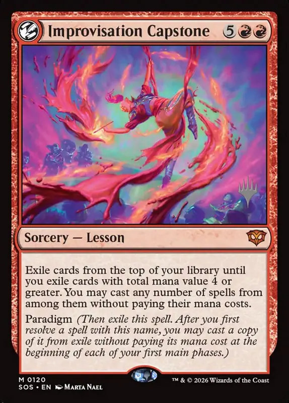 Improvisation Capstone [Secrets of Strixhaven Promos]