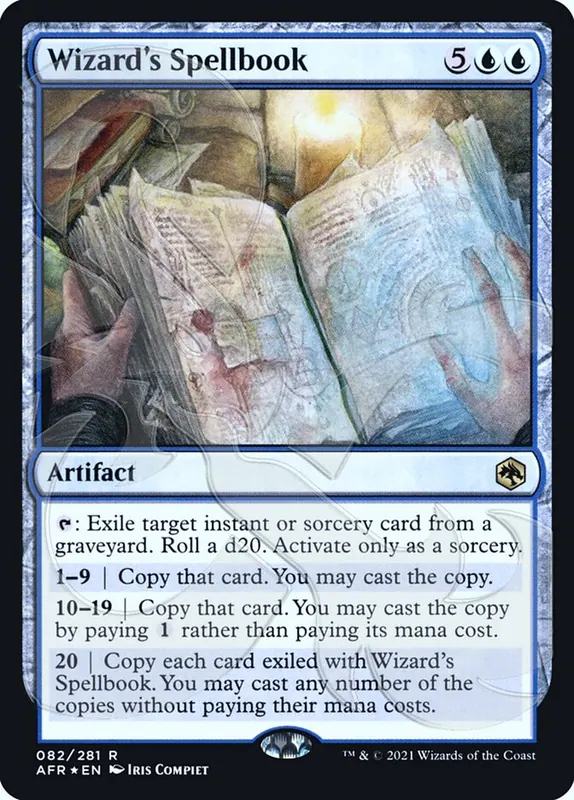 Wizard's Spellbook [Adventures in the Forgotten Realms Promos]