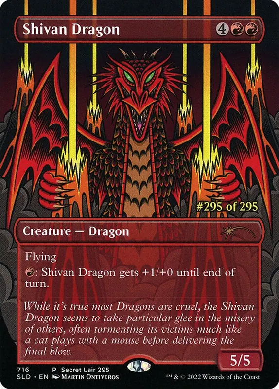 Shivan Dragon [Secret Lair Drop]
