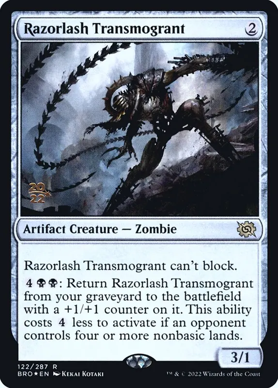 Razorlash Transmogrant [The Brothers' War Promos]