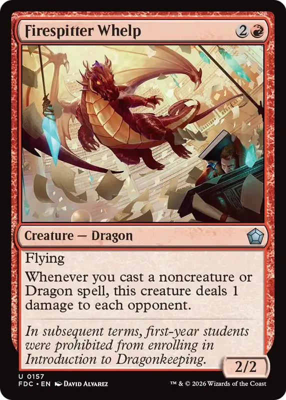 Firespitter Whelp [Foundations Commander]