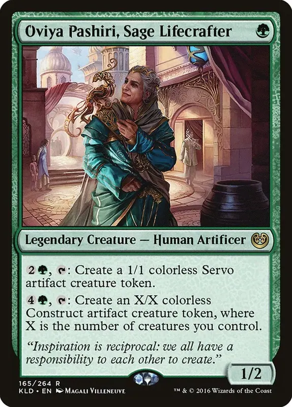 Oviya Pashiri, Sage Lifecrafter - Español [Kaladesh]