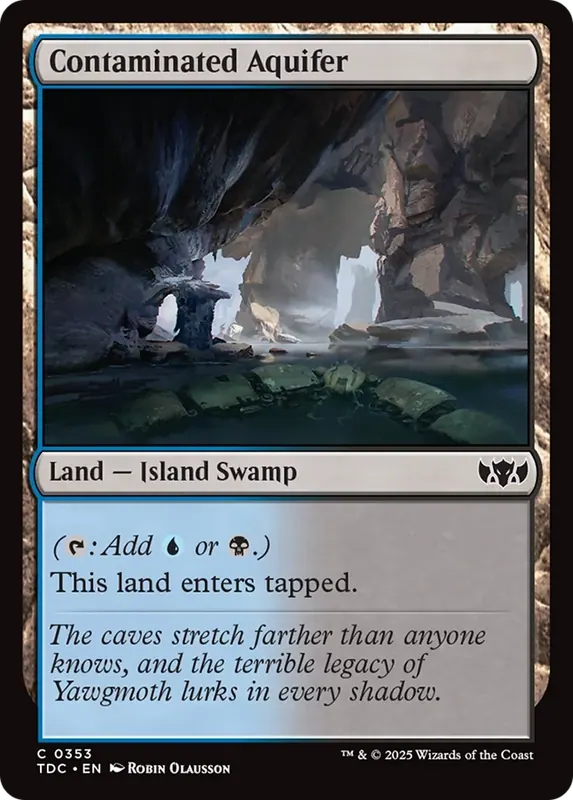 Contaminated Aquifer [Tarkir: Dragonstorm Commander]