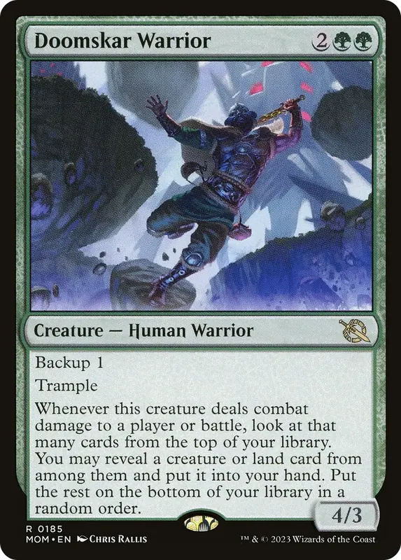 Doomskar Warrior [March of the Machine]