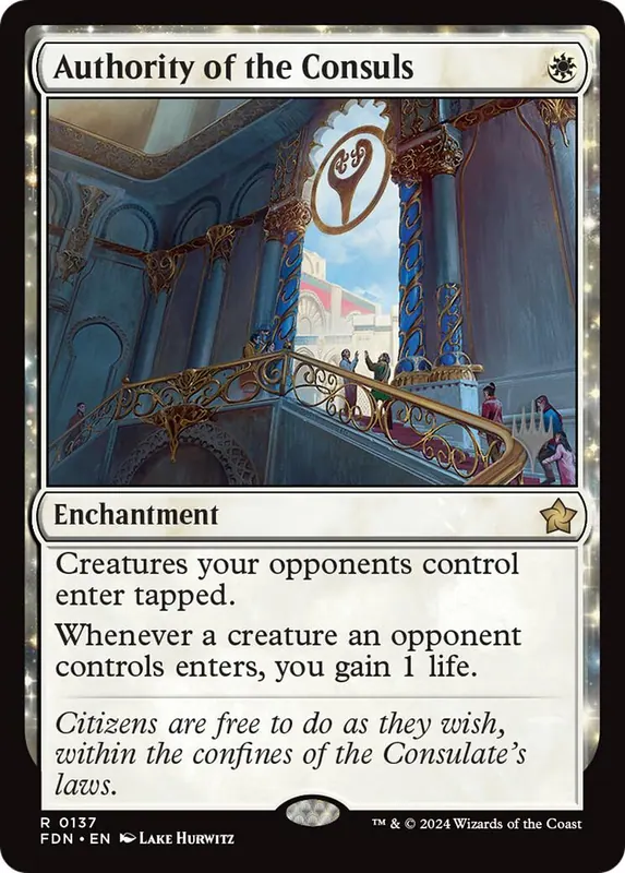 Authority of the Consuls [Lorwyn Eclipsed Promos]