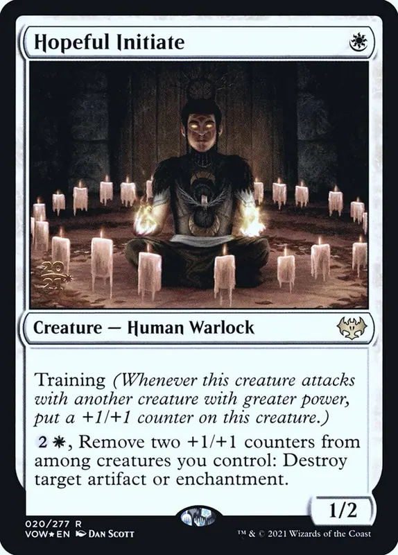 Hopeful Initiate [Innistrad: Crimson Vow Promos]