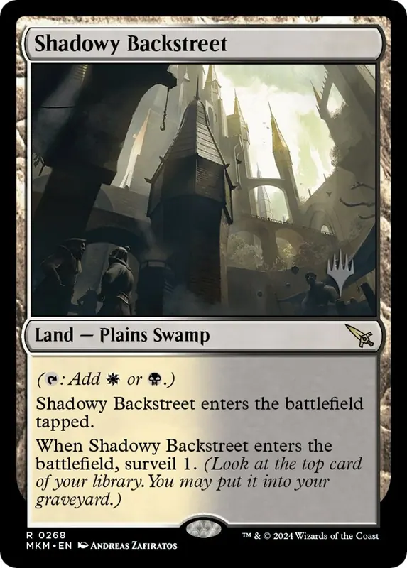 Shadowy Backstreet (Promo Pack) [Murders at Karlov Manor Promos] - Español