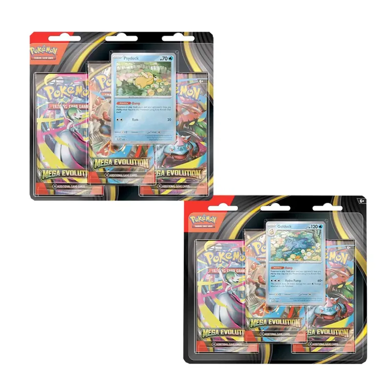Pokémon - Mega Evolution - Blister Pack - Psyduck & Golduck - Ingles