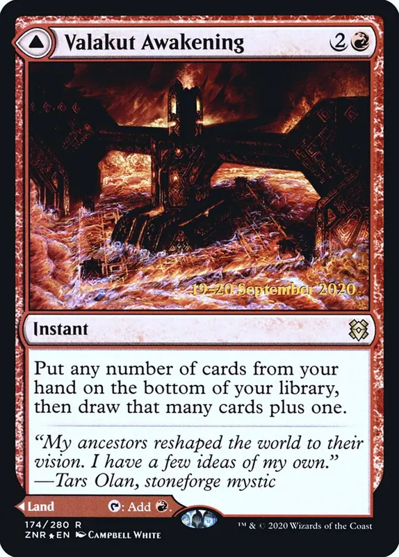 Valakut Awakening // Valakut Stoneforge [Zendikar Rising Promos]