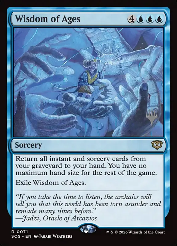 Wisdom of Ages [Secrets of Strixhaven Promos]