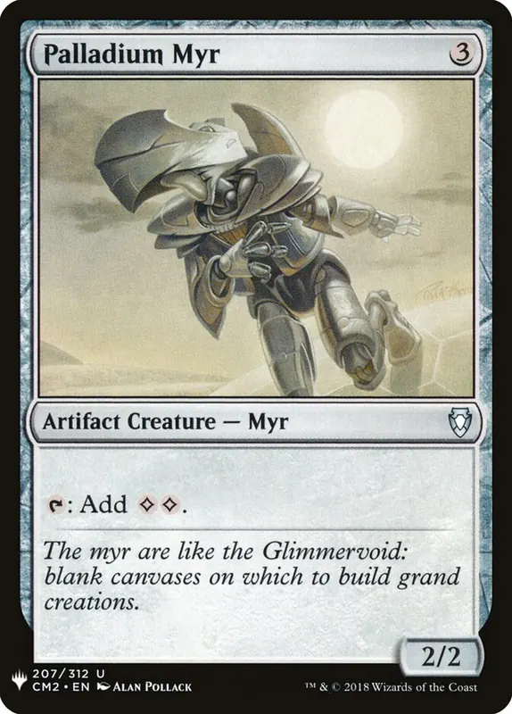 Palladium Myr [The List]