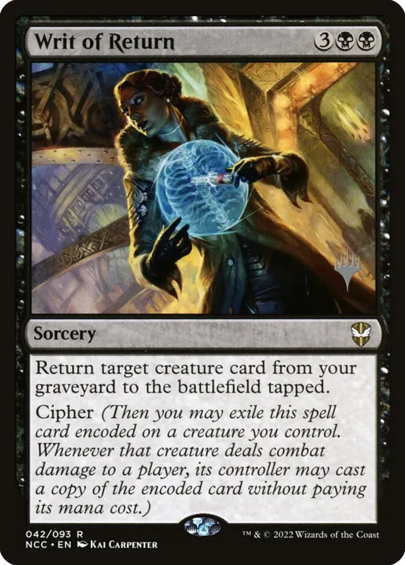 Writ of Return [New Capenna Commander Promos]