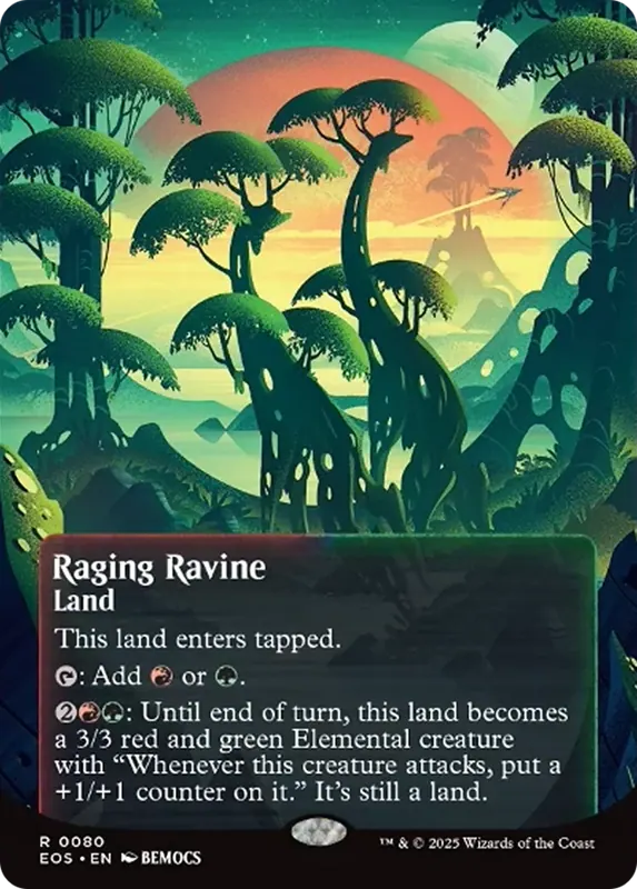 Raging Ravine (0080) (Borderless) [Edge of Eternities: Stellar Sights]