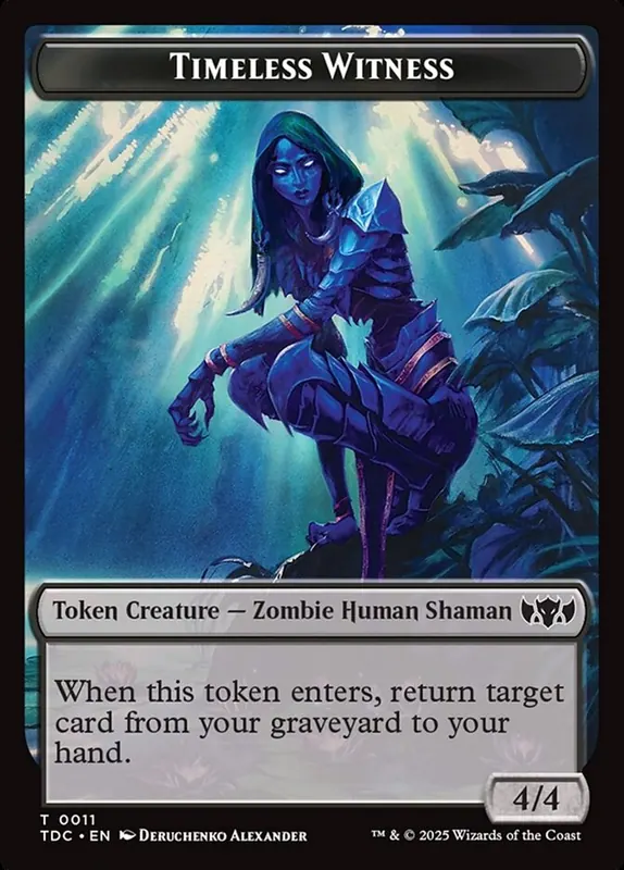 Timeless Witness [Tarkir: Dragonstorm Commander Tokens]