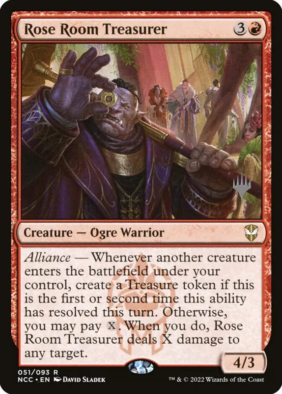 Rose Room Treasurer [New Capenna Commander Promos]