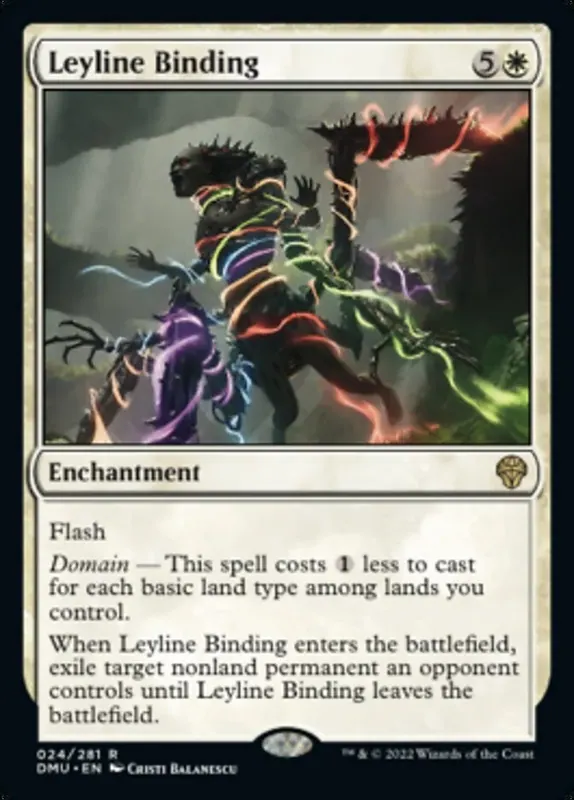 Leyline Binding [Dominaria United] - Español
