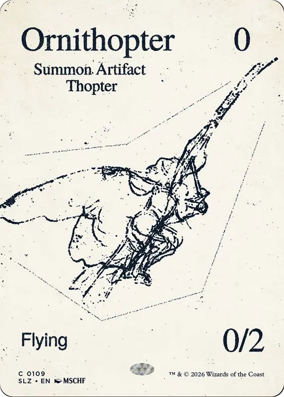 Ornithopter (0109) [Secret Lair x MSCHF: The Zeta Set]