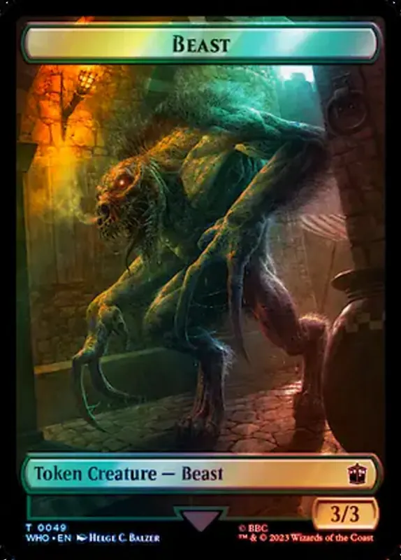 Beast [Doctor Who Tokens]