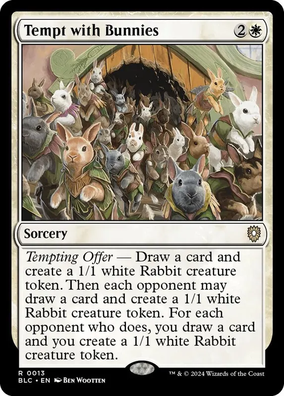 Tempt with Bunnies [Bloomburrow Commander]