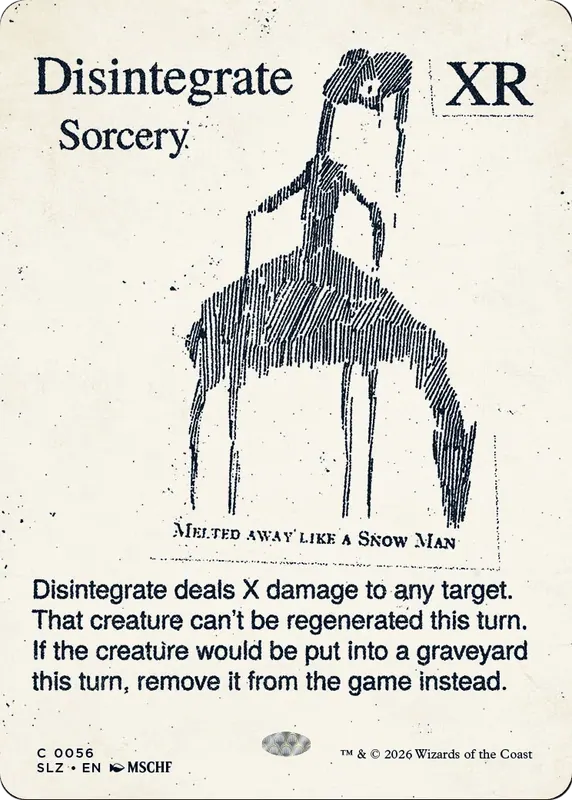 Disintegrate (0056) [Secret Lair x MSCHF: The Zeta Set]