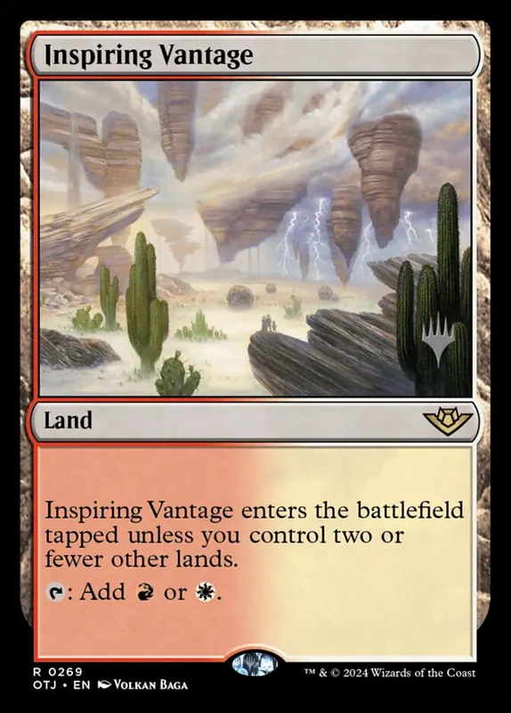 Inspiring Vantage [Outlaws of Thunder Junction Promos]