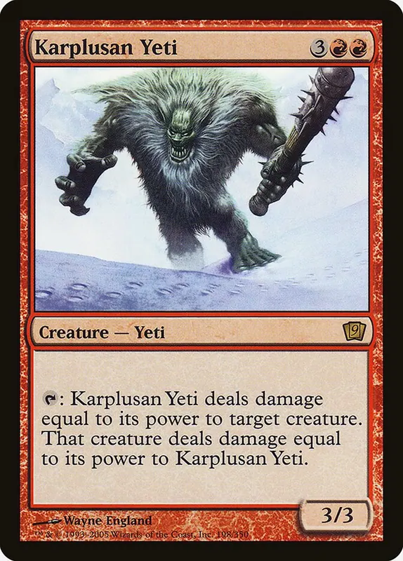Karplusan Yeti [Ninth Edition]