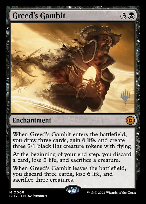 Greed's Gambit [The Big Score Promos]