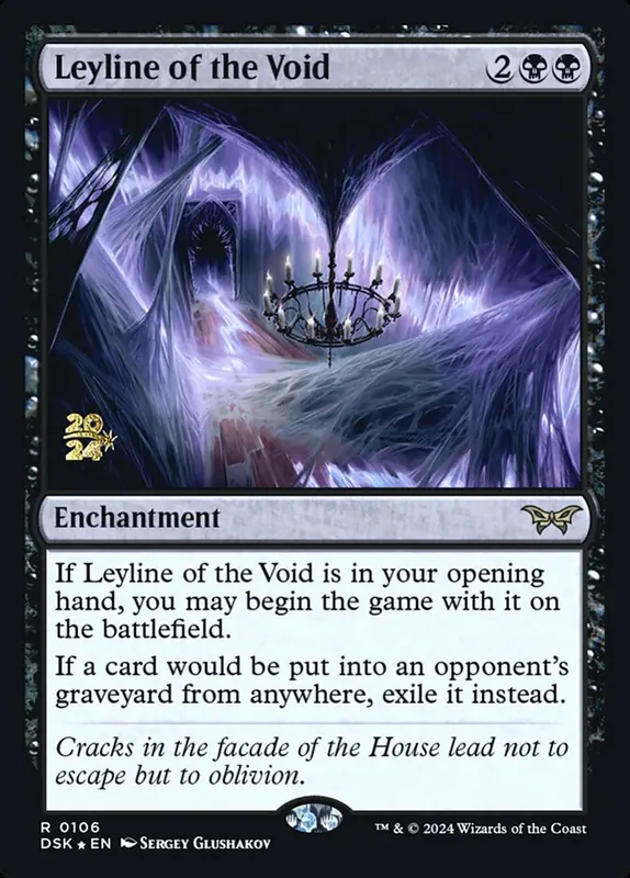 Leyline of the Void [Duskmourn: House of Horror Promos]