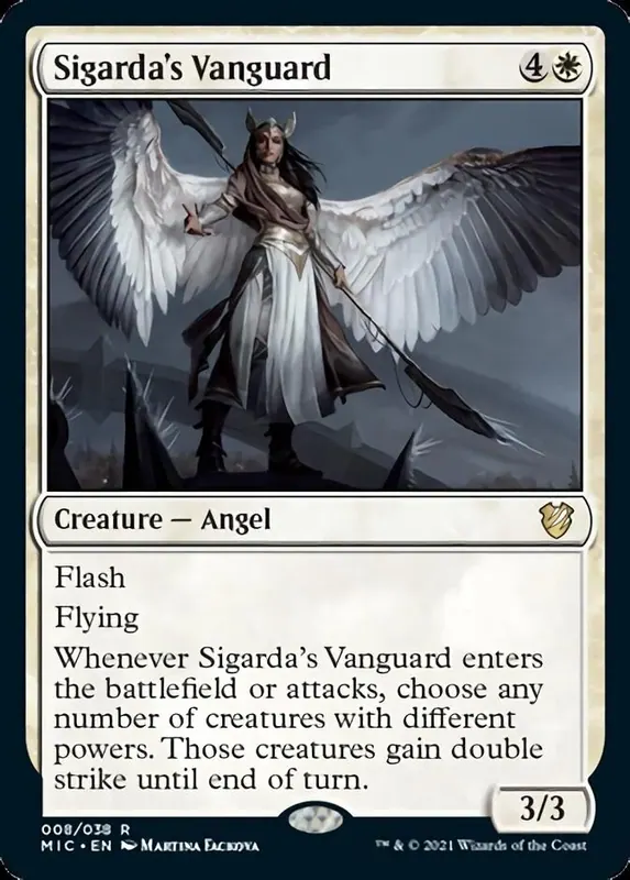 Sigarda's Vanguard [Innistrad: Midnight Hunt Commander]