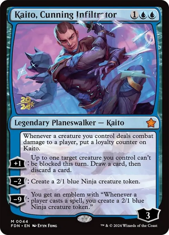 Kaito, Cunning Infiltrator [Foundations Promos]