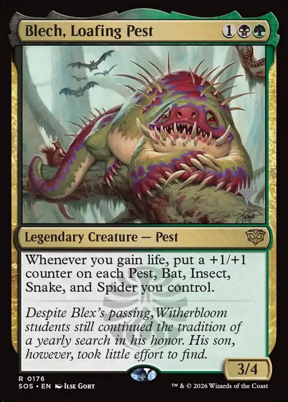 Blech, Loafing Pest [Secrets of Strixhaven Promos]