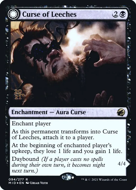 Curse of Leeches // Leeching Lurker [Innistrad: Midnight Hunt Promos]