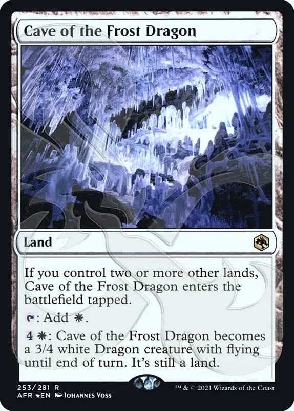 Cave of the Frost Dragon [Adventures in the Forgotten Realms Promos]
