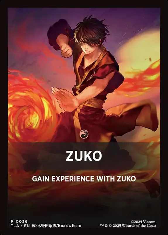 Zuko [Avatar: The Last Airbender Jumpstart Front Cards]