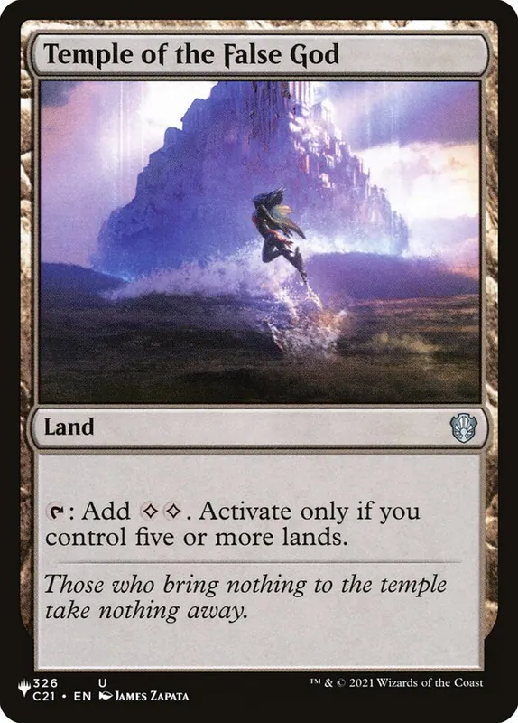 Temple of the False God [The List]