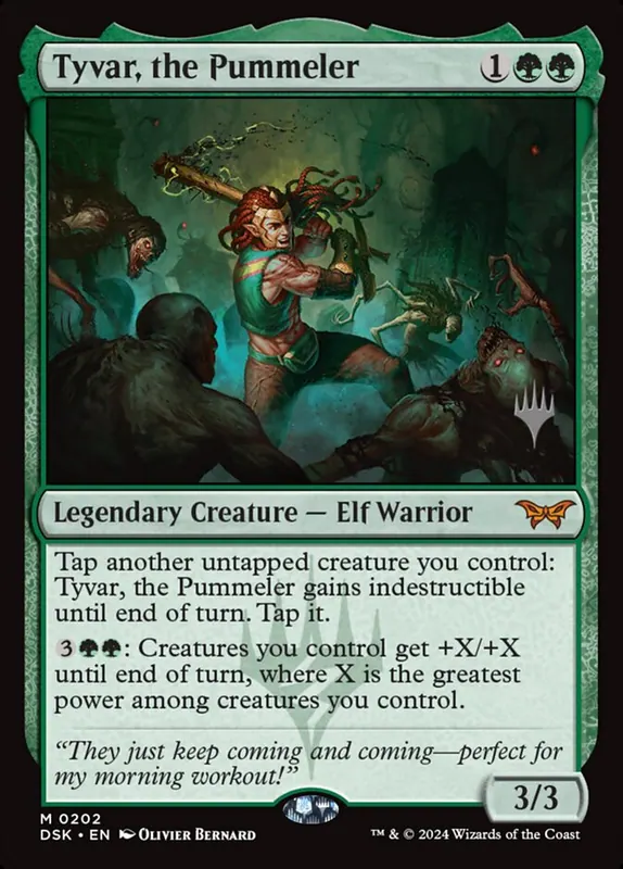 Tyvar, the Pummeler [Duskmourn: House of Horror Promos]